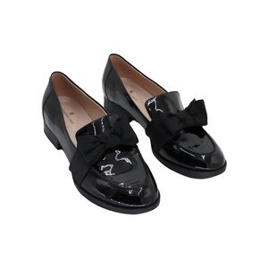 Bandolino Womens Lindio Bow Loafer Black Patent Size 10M